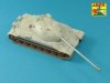 Aber 72L-66 130 mm C-70 gun barrel for Soviet tank JS-7 (1:72)